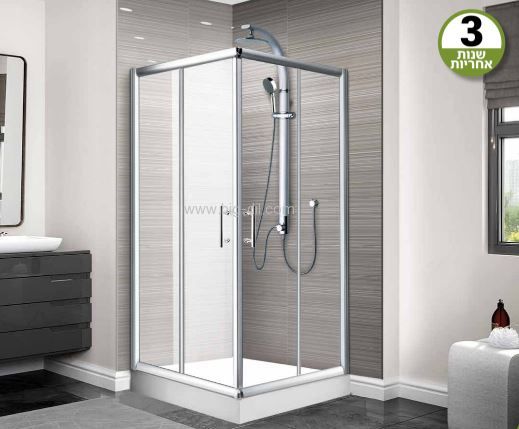 מקלחון 411 פינתי דלתות הזזה על גלגלים**קיים גם 70*70 מקלחון 411 פינתי דלתות הזזה על גלגלים**קיים גם 70*70