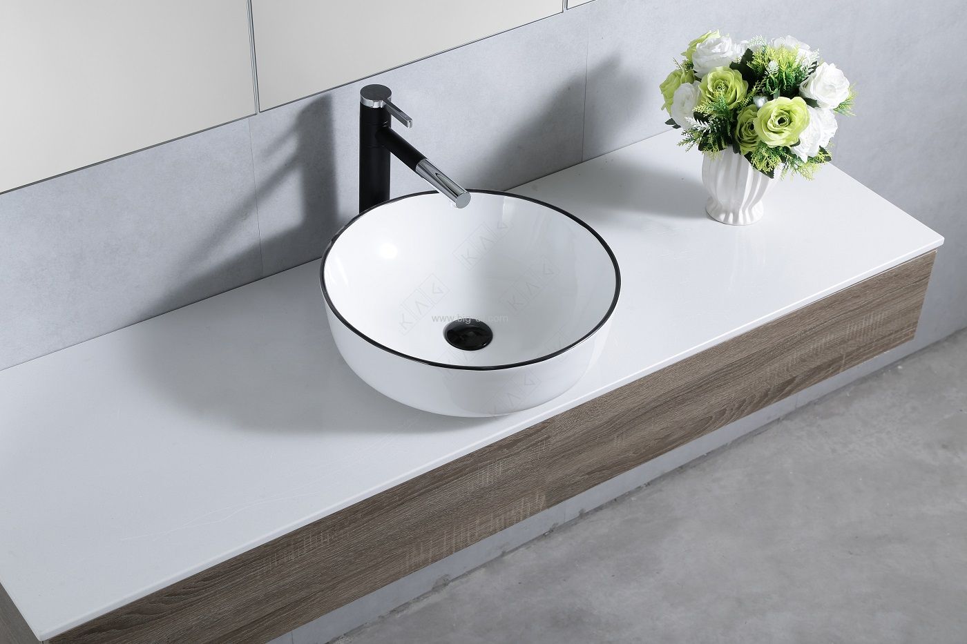 כיור אמבטיה מונח 550115 B&W מידה 415 כיור אמבטיה מונח 550115 B&W מידה 415