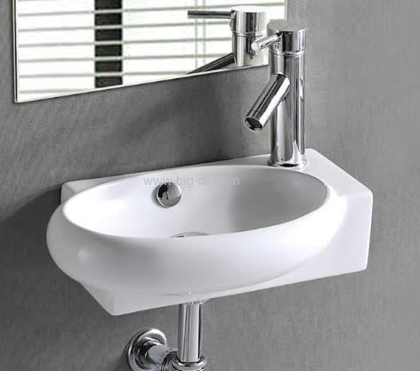 כיור אמבטיה תלוי או מונח דגם נורית כיור אמבטיה תלוי או מונח דגם נורית