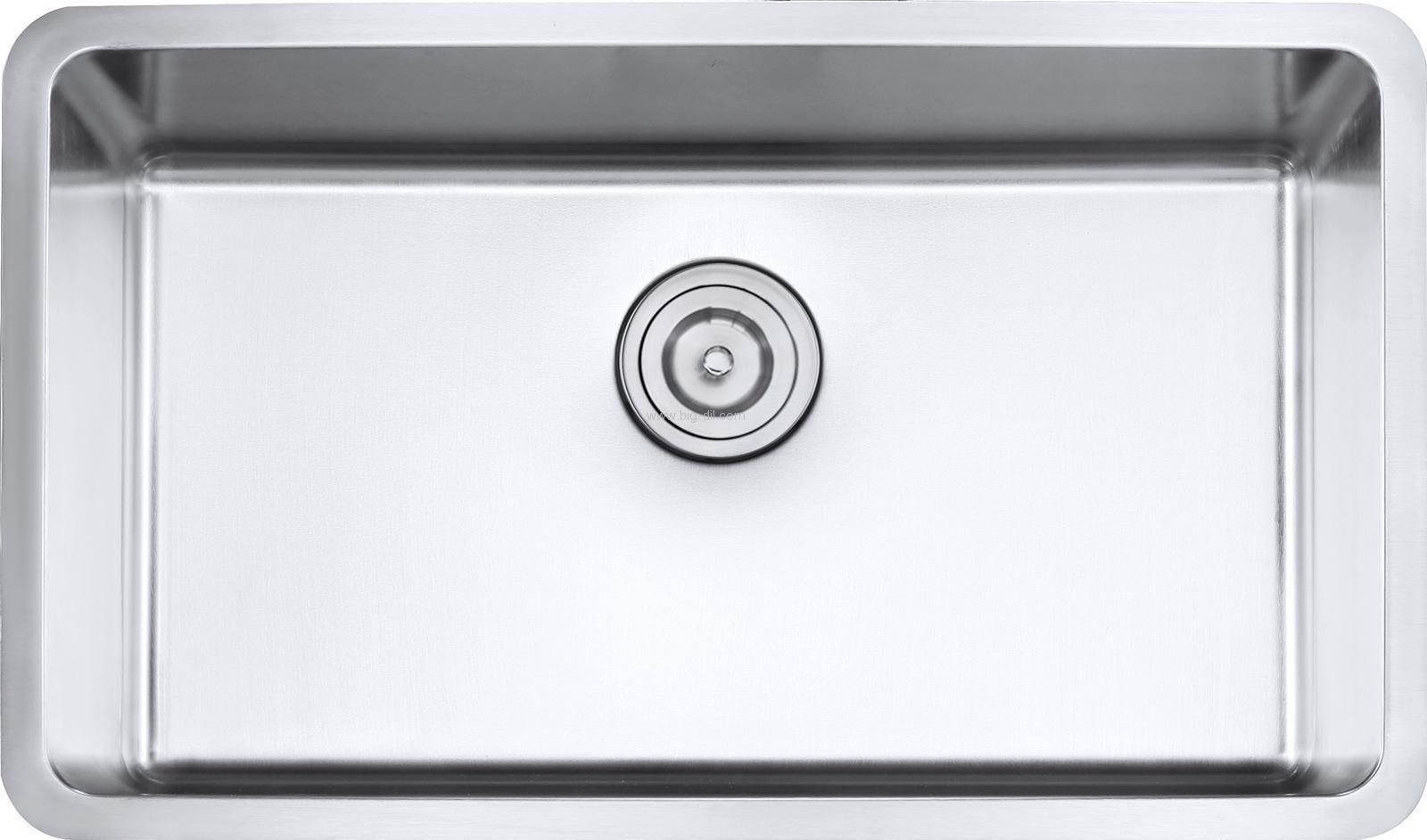 כיור מטבח נירוסטה גדול תלתן 45*75 כיור מטבח נירוסטה גדול תלתן 45*75