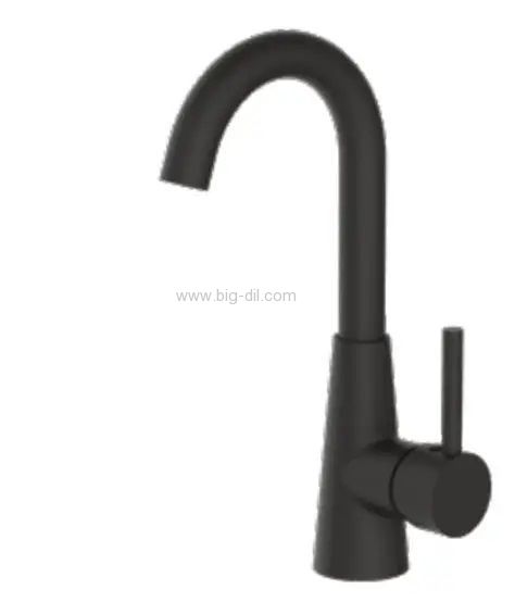 ברז פרח ברבור 3024 שחור מט ברז פרח ברבור 3024 שחור מט