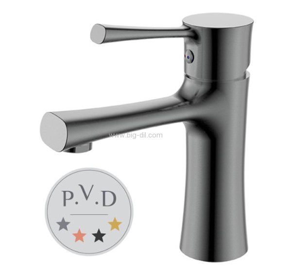 ברז פרח לכיור אמבטיה מדגל יערה 44802 גרפיט ברז פרח לכיור אמבטיה מדגל יערה 44802 גרפיט