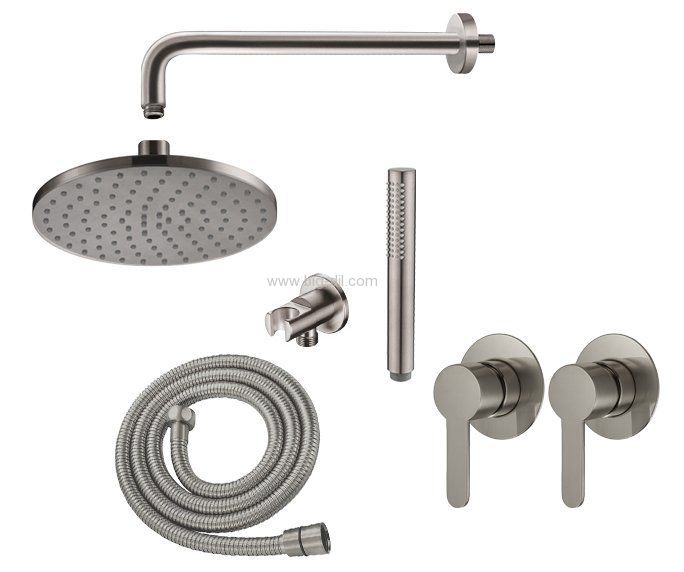 סט אינטרפוץ חמת 7 חלקים סדרת קליר 801854-ניקל מוברש סט אינטרפוץ חמת 7 חלקים סדרת קליר 801854-ניקל מוברש