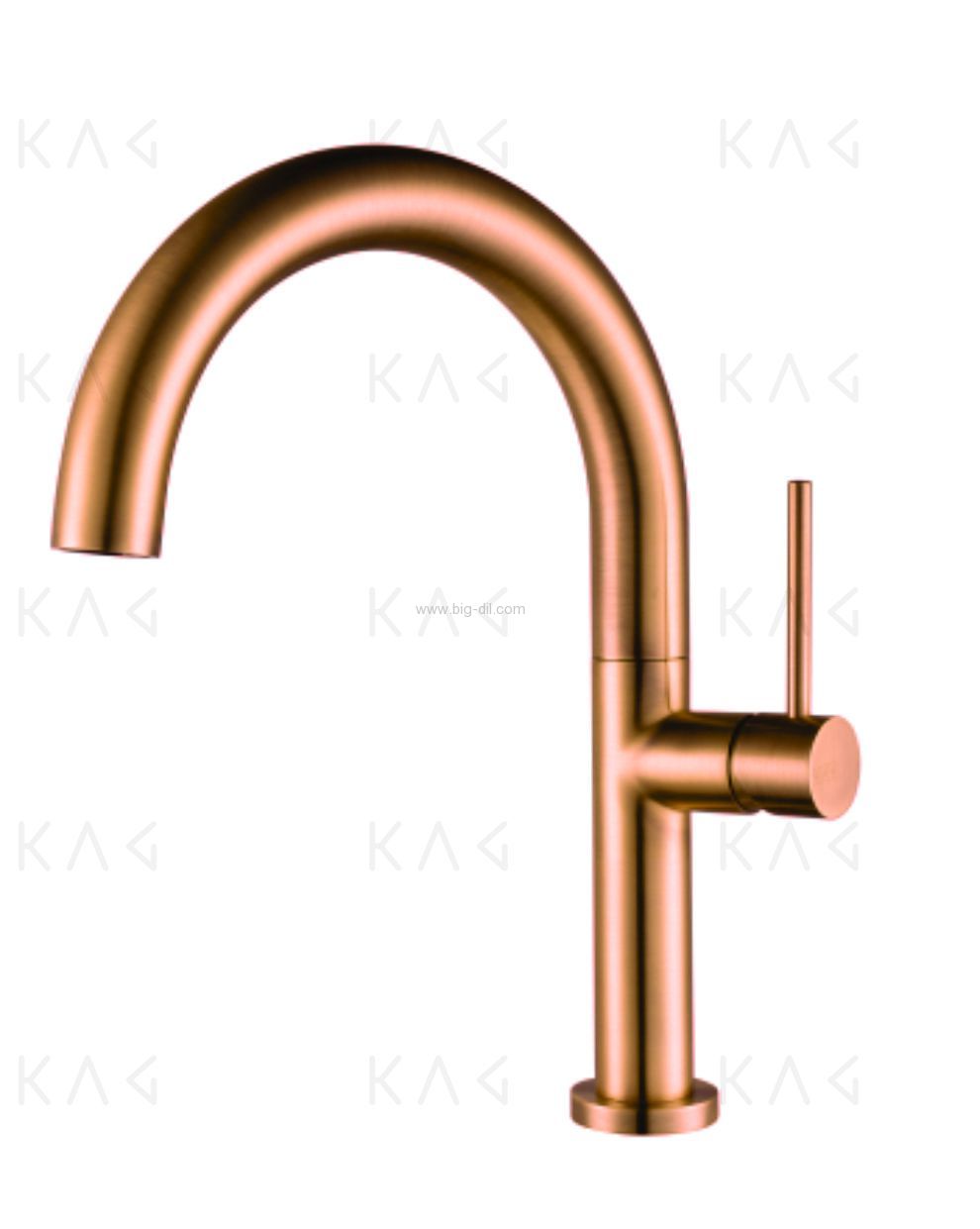 ברז לכיור אמבטיה רוז גולד 9914 ברז לכיור אמבטיה רוז גולד 9914