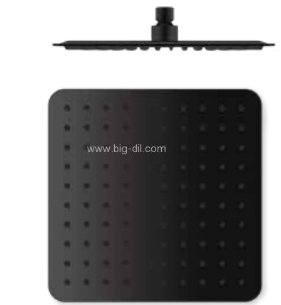 ראש טוש גשם 25*25 נירוסטה בגוון שחור ראש טוש גשם 25*25 נירוסטה בגוון שחור