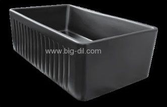 כיור מטבח וושינגטון 45.5*60.5 פסים-שחור מט כיור מטבח וושינגטון 45.5*60.5 פסים-שחור מט