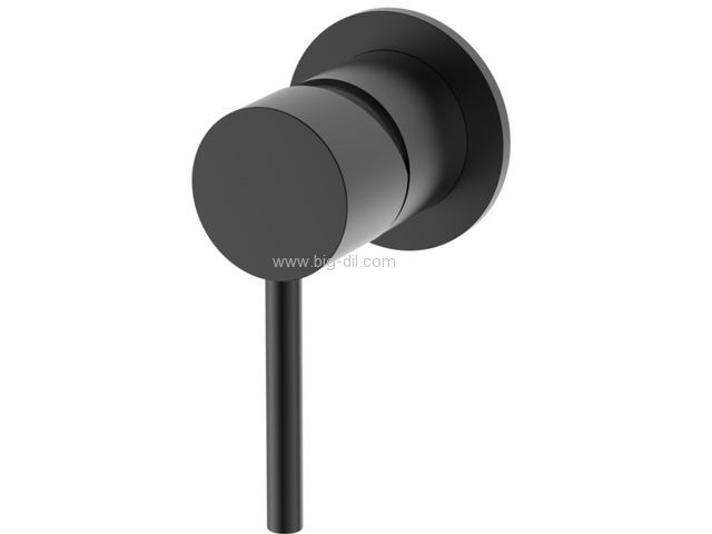 אינטרפוץ 3 דרך שחור מט צלחת קוטר 6 ס"מ אינטרפוץ 3 דרך שחור מט צלחת קוטר 6 ס"מ