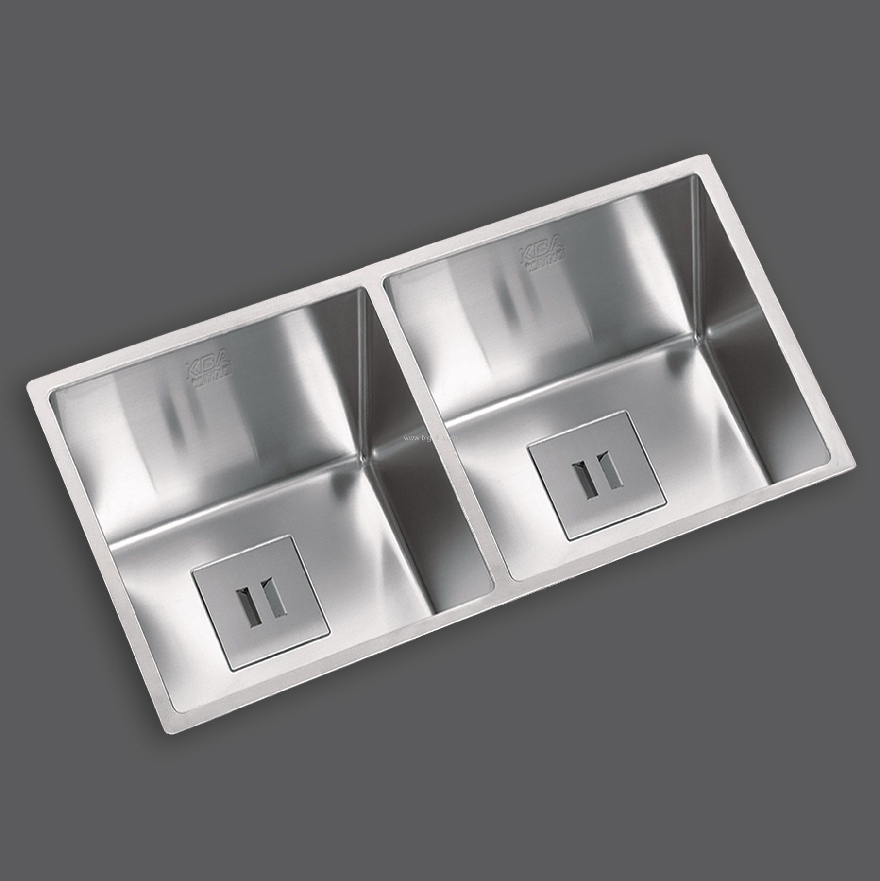 כיור מטבח כפול נירוסטהBIG3333 45*73 כיור מטבח כפול נירוסטהBIG3333 45*73