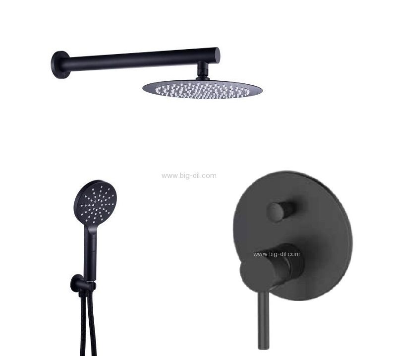 סט אינטרפוץ 4 דרך קומפלט-שחור מט סט אינטרפוץ 4 דרך קומפלט-שחור מט