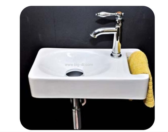 כיור אמבטיה תלוי אלה 22*44+מתלה מגבת כיור אמבטיה תלוי אלה 22*44+מתלה מגבת