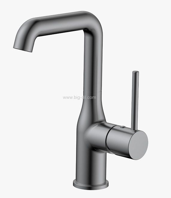 ברז לכיור אמבטיה פלקס גרפיט ברז לכיור אמבטיה פלקס גרפיט