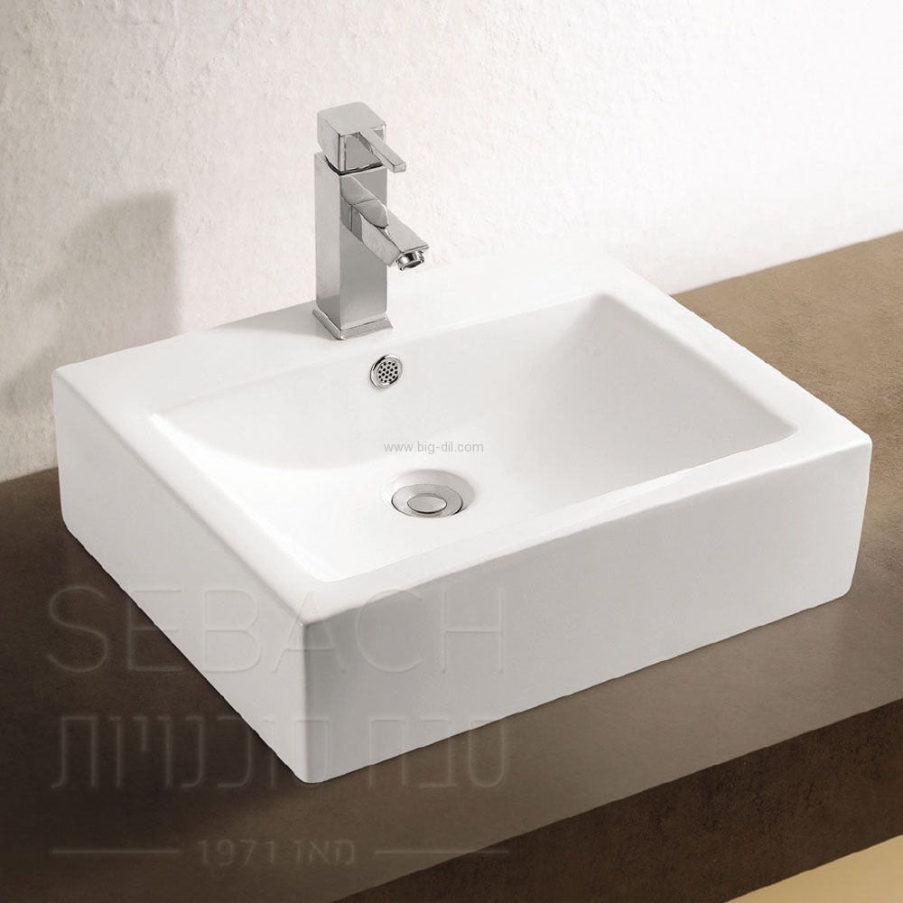 כיור אמבטיה מונח/תלוי נוי 56*46 כיור אמבטיה מונח/תלוי נוי 56*46