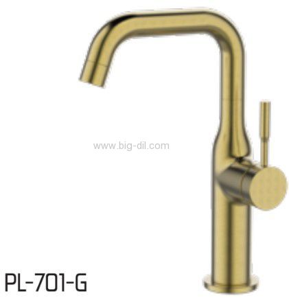 ברז פרח PL701G זהב מוברש ברז פרח PL701G זהב מוברש