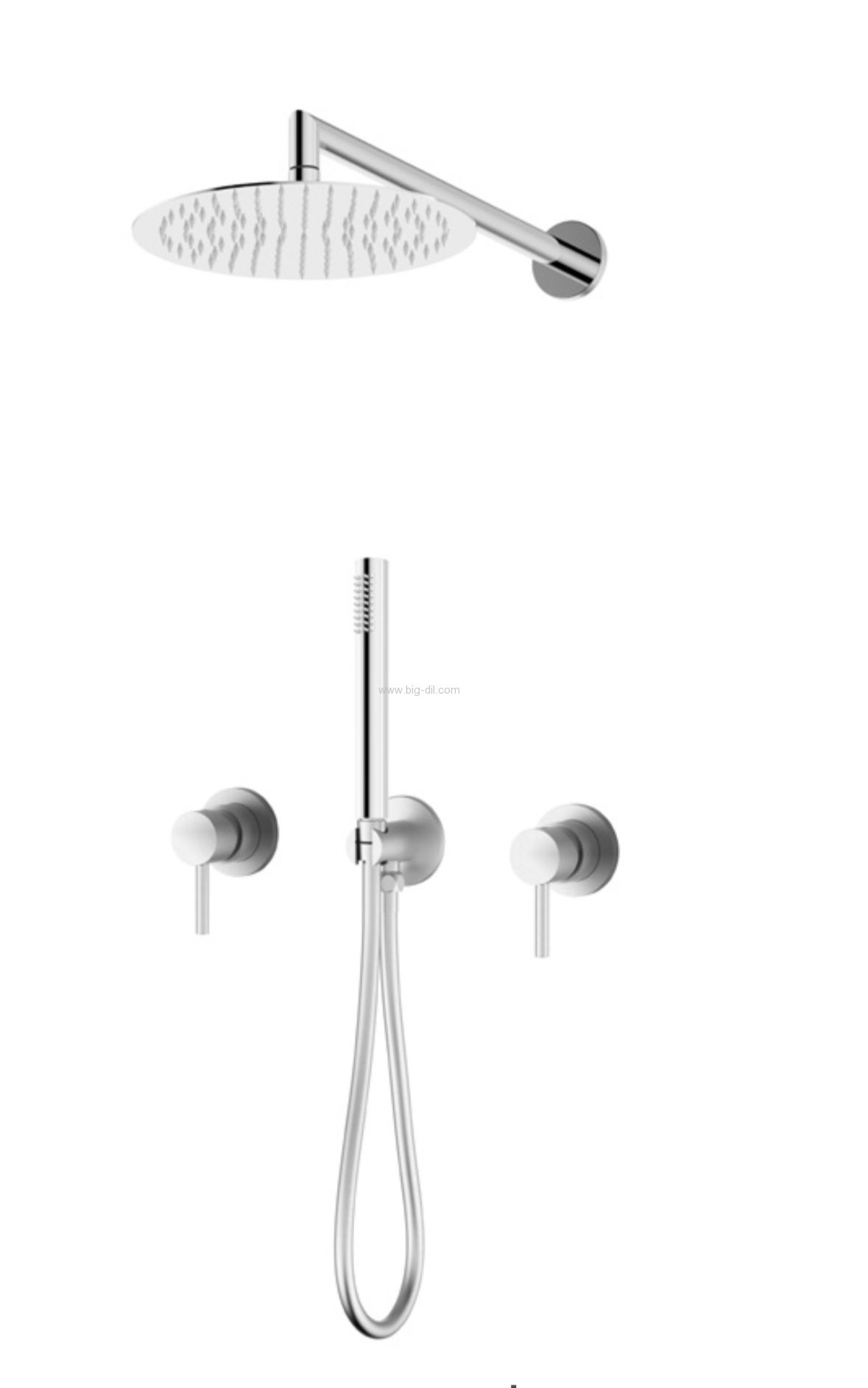 אינטרפוץ 2*3 דרך פוינט כרום ניקל אינטרפוץ 2*3 דרך פוינט כרום ניקל