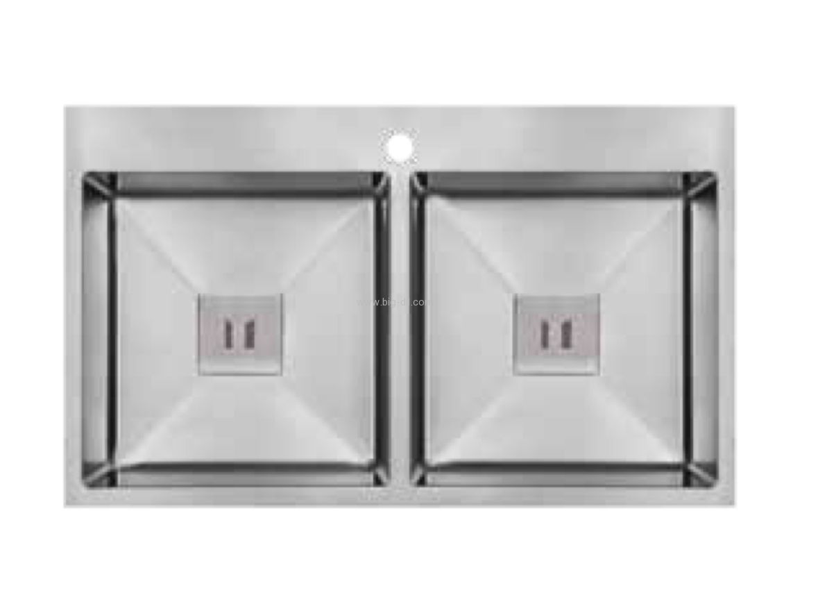 כיור כפול נירוסטה קווים נקיים SWH 3434 KBA הולנד-51*78 כיור כפול נירוסטה קווים נקיים SWH 3434 KBA הולנד-51*78