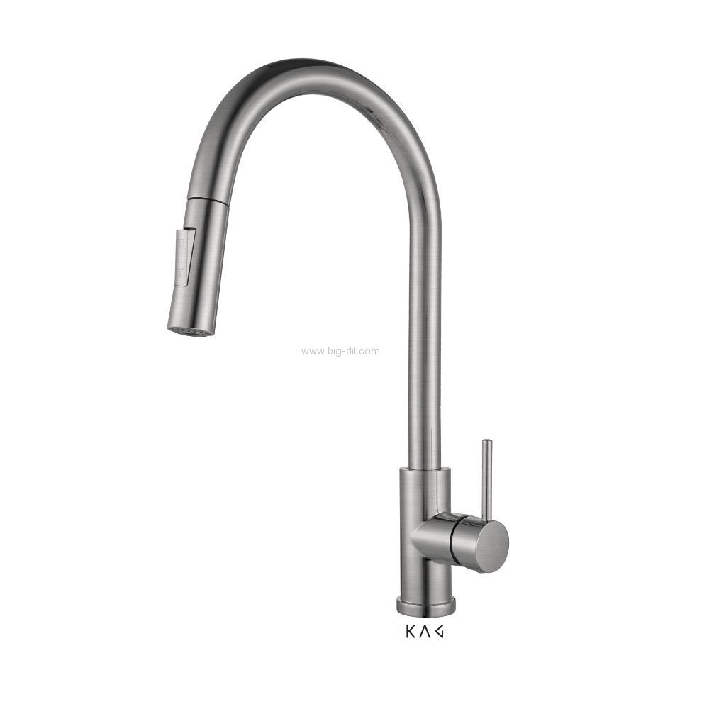 ברז נשלף ויולדי קלאסיק ניקל מוברש ברז נשלף ויולדי קלאסיק ניקל מוברש