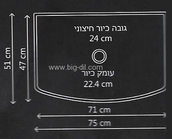 כיור מטבח בודד התקנה תחתונה אנרג'י SB דורה שדה - תצוגה נוספת