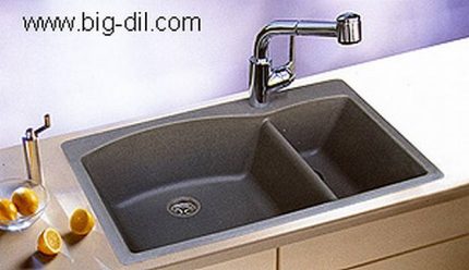 כיור מטבח דיאמונד 1.1/2 בלנקו