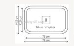 כיור נירוסטה KBA GLEN 75 SB - הולנד-KBA