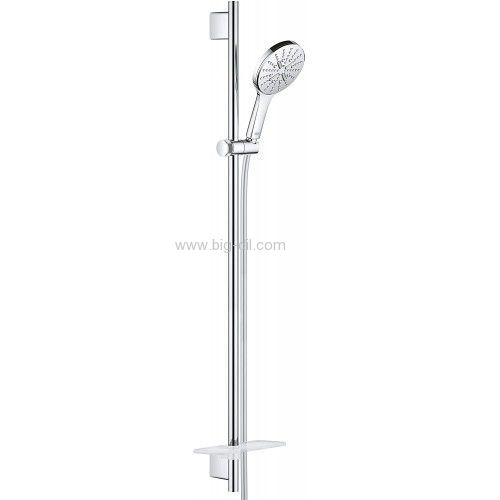 מוט למקלחת 90 סמ +מזלף SMARTACTIVE 26548000 בגוון ניקל
