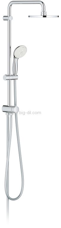מוט רחצה משולב למקלחת טמספטה GROHE 27389003-יבואן רישמי. - תצוגה מקרוב