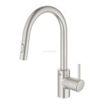 ברז פרח נשלף קונצטו כרום מוברש grohe 31483DC2 -יבואן רישמי