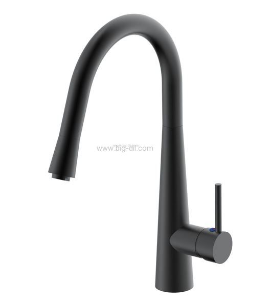 ברז מגנטי נשלף שחור מט KAG 130022BK