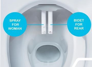 אסלה תלויה חכמה GROHE 36 508 SH0 כולל ניאגרה סמויה - תמונה 8