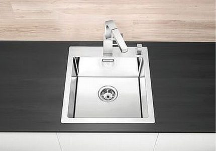 כיור מטבח נירוסטה בלנקו BLANCO 400 IF/A