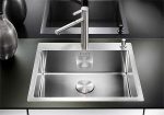 כיור מטבח נירוסטה בלנקו קלארון  BLANCO CLARON 550 IF-A