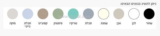 ארונות אמבטיה מעוצבים - ארון אמבטיה לוריה פלוס 90-110 אפוקסי משולב פורניר אלון מבוקע **קיים גם בעומק 36 או 39 בתוספת מחיר**