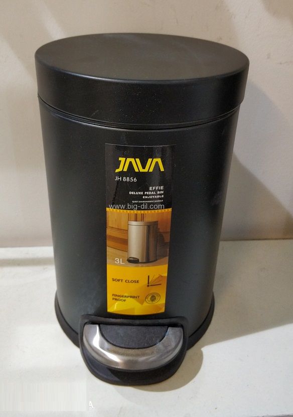 פח אשפה גאוה 3 ליטר שחור -JAVA - תצוגה נוספת