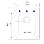 כיור מטבח גאספר שוני סיליגרניט **מתאים לארון 40 ס"מ** - שוני SHONY