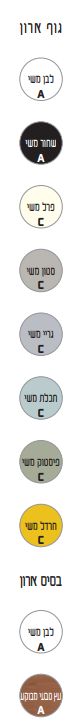 ארון אמבטיה עומד סיטרוס 62-122 ס"מ - תצוגה מקרוב