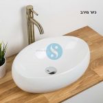 ארון אמבטיה אשלי 60-120 כולל כיור מונח וברז - פרטים טכניים