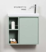ארון אמבטיה יחודי פיקולי 60*22 ס"מ-כולל ברז-ניתן לקבל גם תאים בימין.