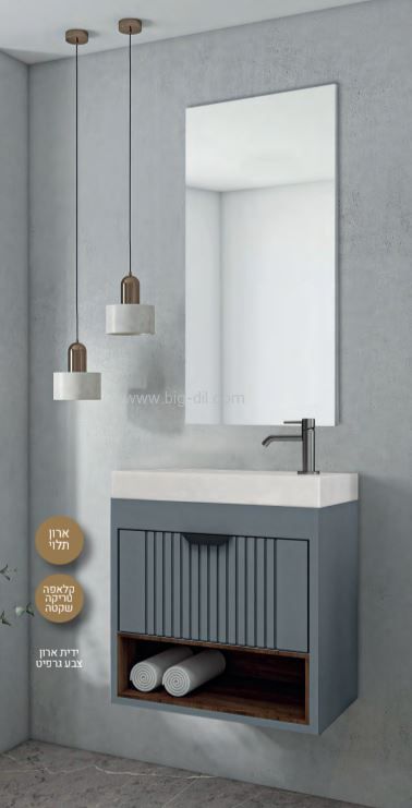 ארון שרותים נטילת ידים מרין 30*50 או 30*60 - פרטים טכניים