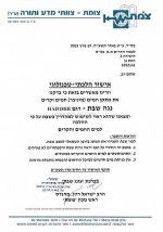 מיני בר נוגה שבת - תצוגה מקרוב