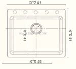 כיור מטבח אודם DREMEX 61*51 - תצוגה נוספת
