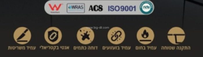 אליצי כיור מטבח אופל 76 מידה 50.5*76