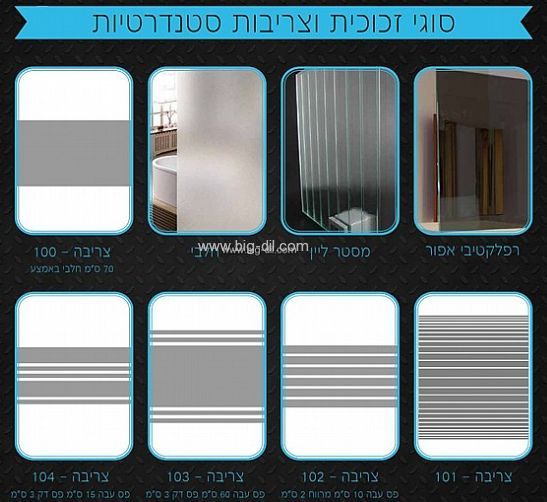 מקלחון חזית אופן ספייס המורכב מדופן קבועה בלבד הצמודה לקיר - תצוגה נוספת