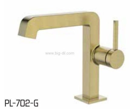 ברז פרח מעוצב PL702G-זהב מוברש
