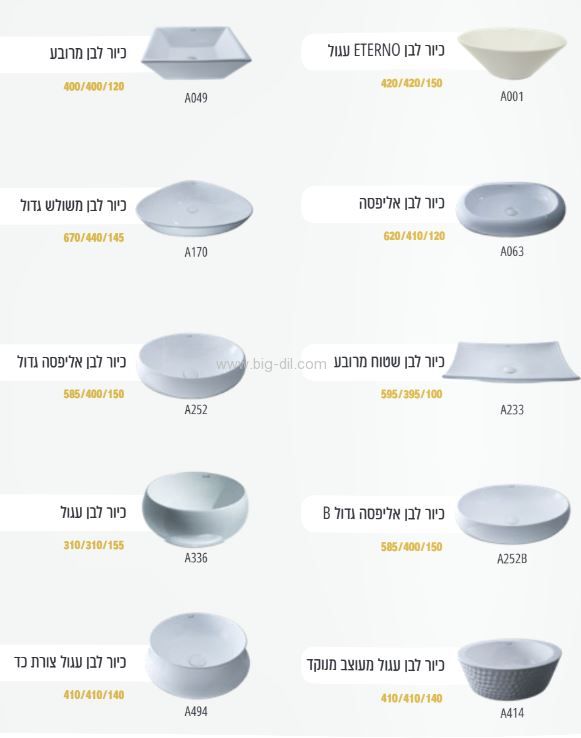 ארונות אמבטיה מעוצבים - ארון אמבטיה תלוי STEFANY 60-150 -כולל משטח קוריאן וכיור מונח