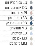כיור אמבטיה מונח זיו במבחר גוונים 40*50 - תצוגה נוספת