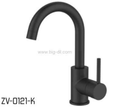 ברז לכיור אמבטיה סטיק שחור מט ZV121