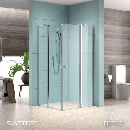 מקלחון פינתי לורנס מבית סניטק