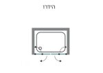 מקלחון חזית הידרו 135.5-171.5 ס"מ. - תצוגה נוספת