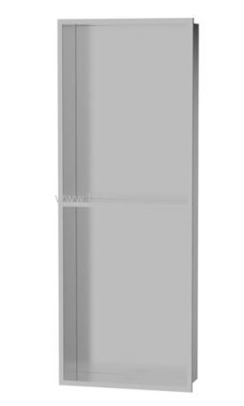 נישה 2 תאים 10*30*80 ניקל מוברש