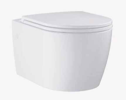 אסלה תלויה + מושב הידראולי GROHE Bau Ceramic-103860SH00